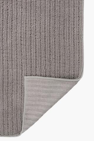Micro Chenille Bobble Bath Mat Extra Large , 70x110cm