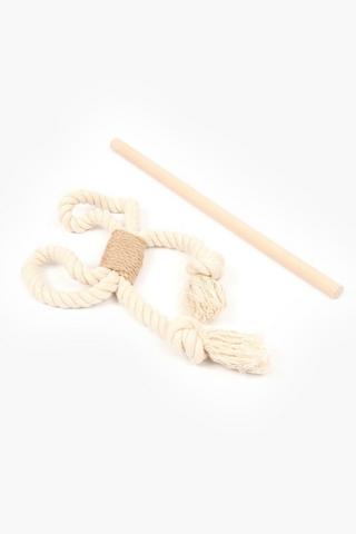 Rustic Clip Bow Curtain Tieback