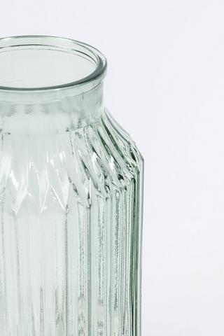 Fluted Ribbed Vase, 13x23cm
