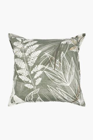 Premium Print Wheat Protea Feather Scatter Cushion, 60x60cm