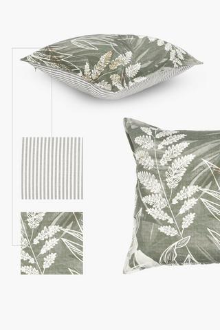 Premium Print Wheat Protea Feather Scatter Cushion, 60x60cm