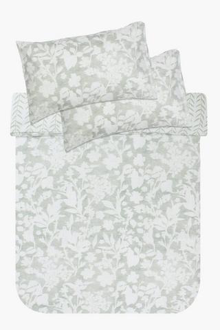 Soft Touch Winter Selkirk Botanic Reversible Duvet Cover Set