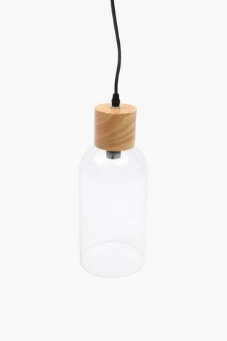 Cedar Glass Hanging Pendant, E27