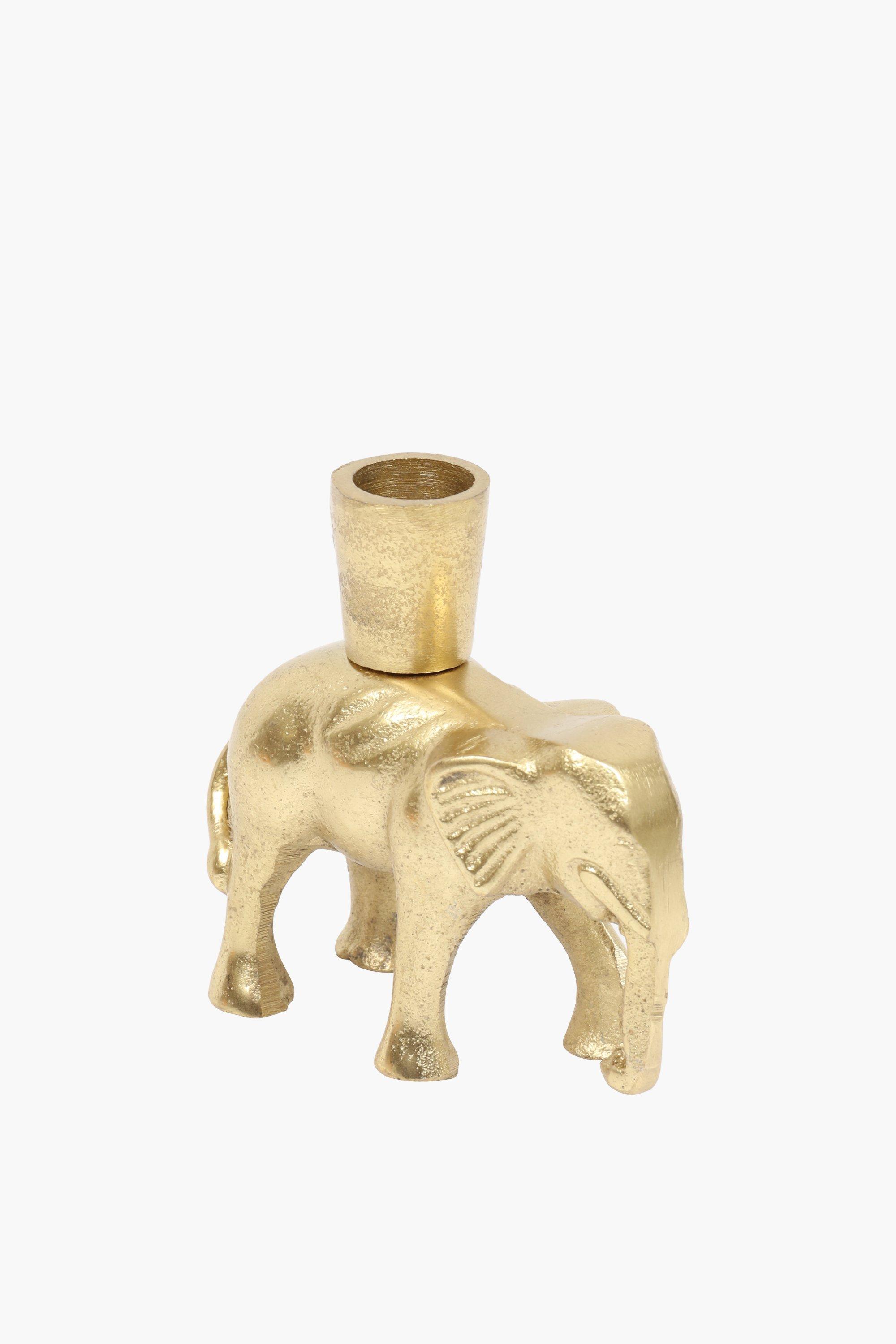 Classic Elephant Candle Holder, 11x11cm
