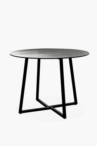 Smokey Glass 6 Seater Dining Table