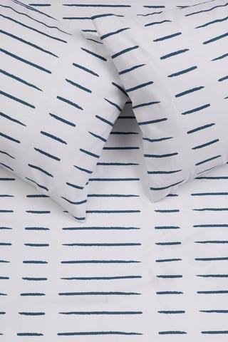 Winter Soft Touch Baker Stripe Fitted Sheet Extra Length Extra Depth