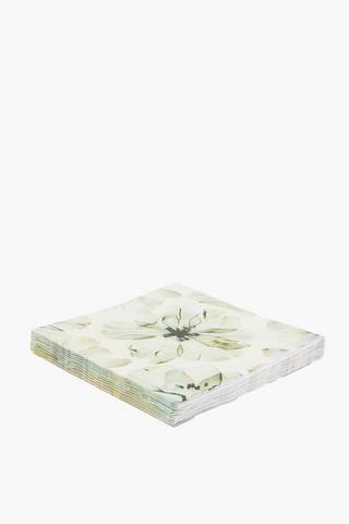 20 Pack Airdrie Floral Serviette
