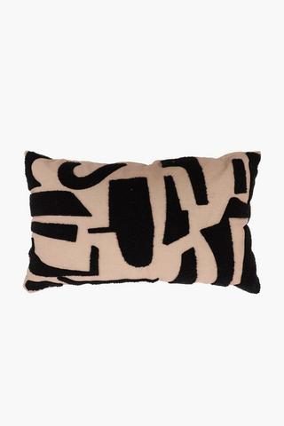 Polycotton Tufted Urban Scatter Cushion, 30x50cm