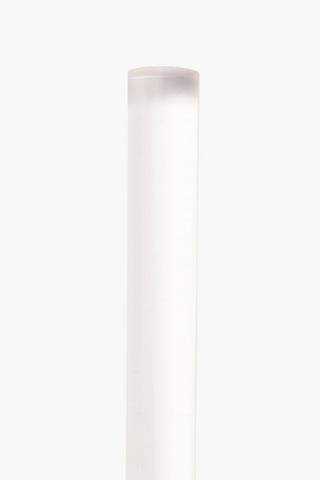 Clear Acrylic Curtain Rod 1.5m, 25mm