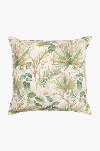 Premium Printed Lyle Leaf Feather Scatter Cushion, 60x60cm