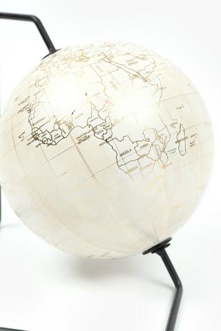Abstract Metal Globe, 16x18cm
