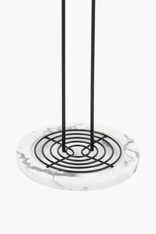 Marble And Metal Paper Towel Holder