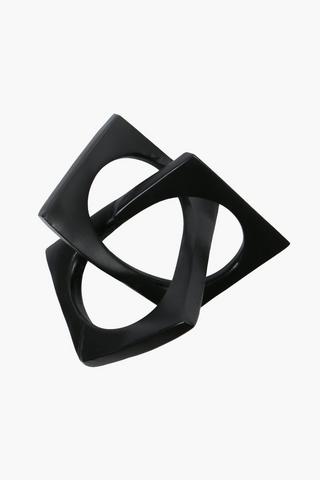 Interlock Decor Piece, 14x15cm