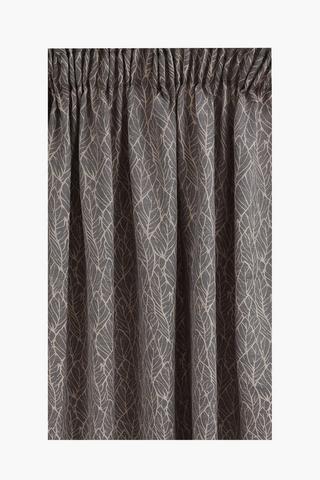 Jacquard Botanic Taped Curtain, 230x218cm