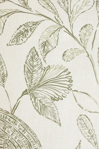 2 Pack Printed Botanic Mocton Cafe Curtain, 1100x1200mm