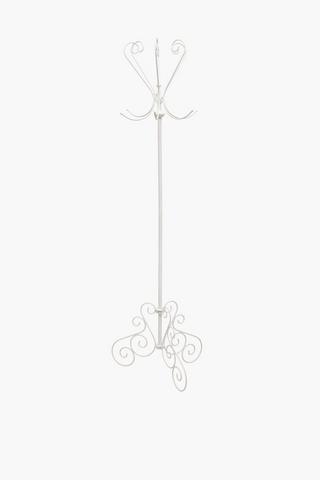 Scroll Metal Coat Stand, 40x110cm