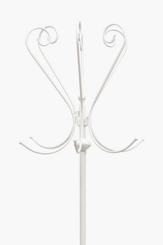 Scroll Metal Coat Stand, 40x110cm