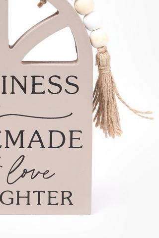 Love And Laughter Decor Sign, 14x19cm