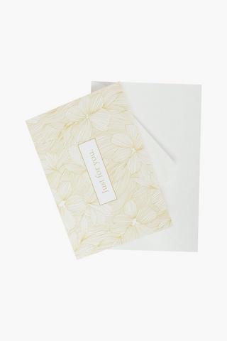 Cambridge Floral Mini Card