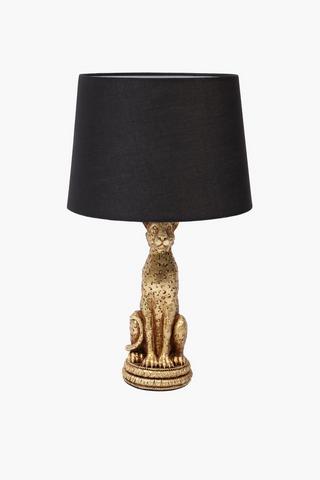 Ceramic Cheetah Lampset, E14