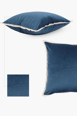 Polylinen Velvet Oxford Scatter Cushion, 60x60cm