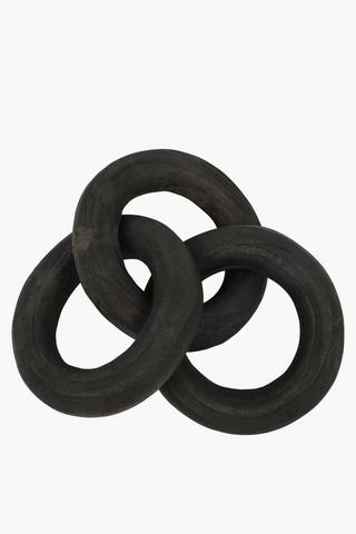 Wooden Decor Knot, 46x23cm