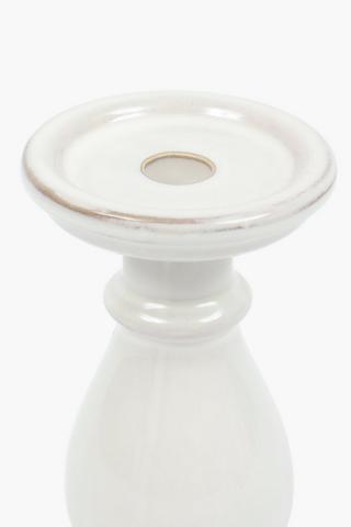 Emberley Ceramic Candle Holder, 10x20cm