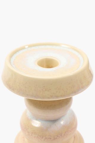 Burnaby Ceramic Candle Holder, 11x13cm