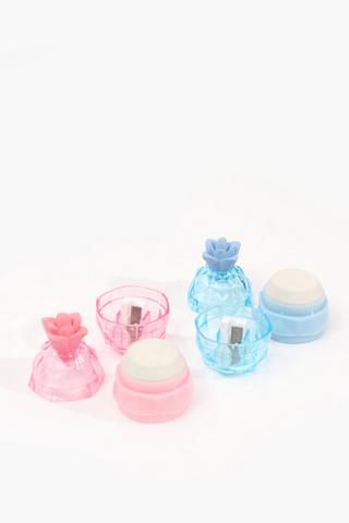3 Pack Sharpener And Eraser Pineapple Combo