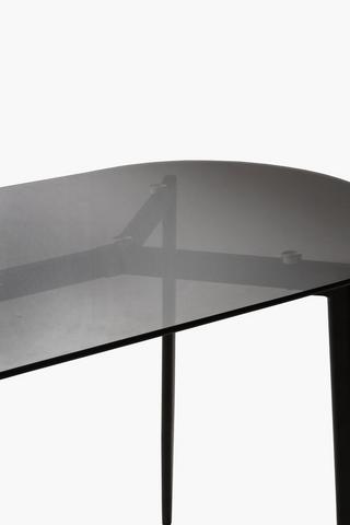 Wishbone Glass Office Desk
