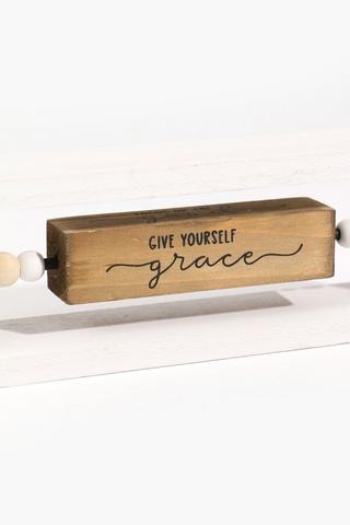Revolving Script Sign, 7x20cm