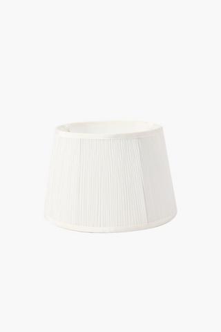 Pleated Drum Lampshade, 32x25cm