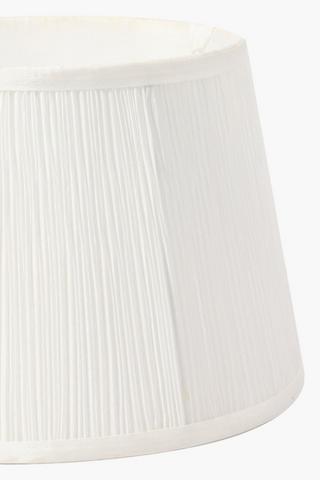 Pleated Drum Lampshade, 32x25cm