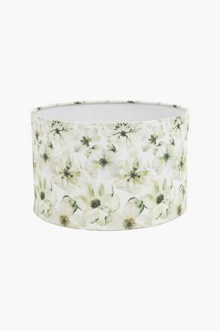 Airdrie Floral Drum Lampshade, 23x40cm