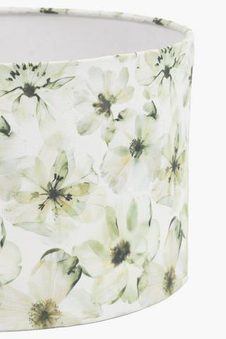 Airdrie Floral Drum Lampshade, 23x40cm