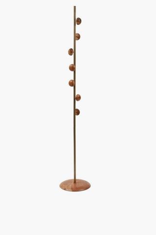 Metal Button Coat Stand, 30x110cm
