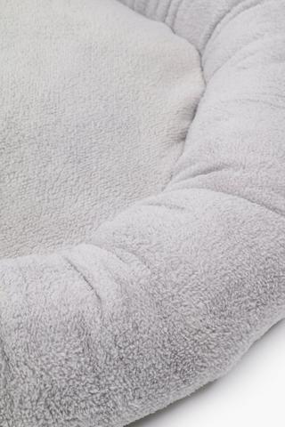 Sherpa Round Pet Bed, 70cm