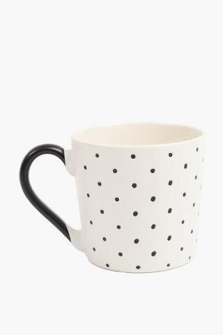 Stoneware Polka Dot Mug