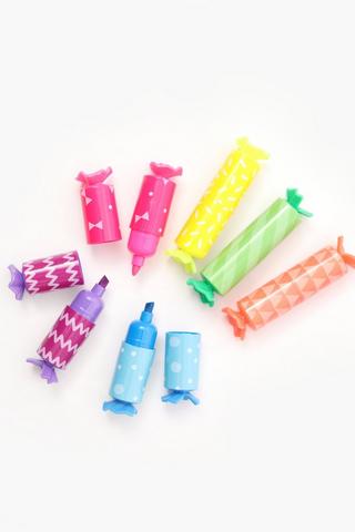 6 Pack Sweets Mini Highlighters