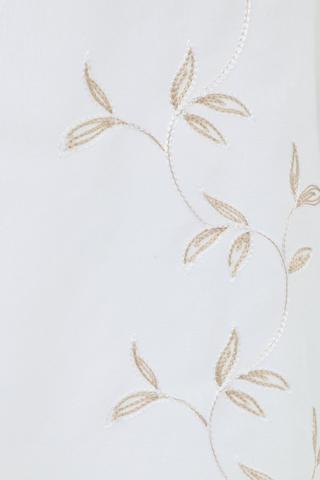 2 Pack Embroidered Willow Cafe Curtain, 110x120cm