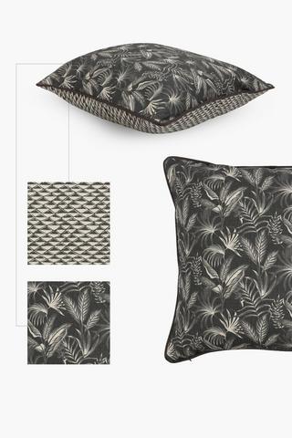 Premium U+g Pluto Tropic Cotton Feather Scatter Cushion, 60x60cm