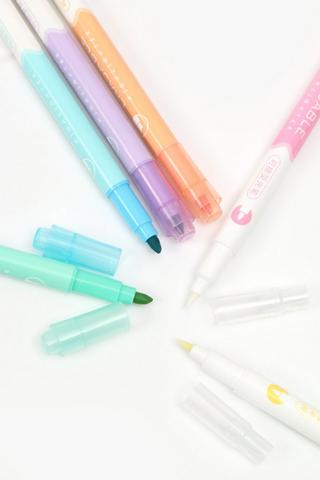 6 Pack Erasable Highlighters