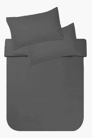 Winter Woven Flannel Duvet Cover Set