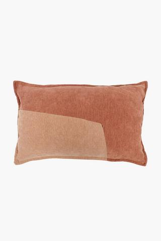 Chenille Kaci Rustic Textured Scatter Cushion, 40x60cm