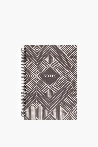 Elko Geometric A4 Spiral Notebook