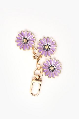 Daisy Flowers Key Ring
