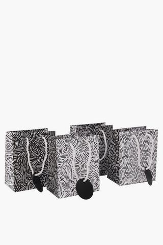 4 Pack Gift Bag Set Small