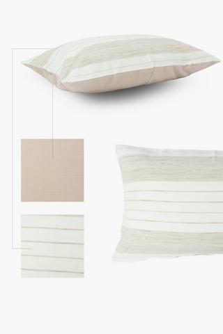 Textured Stripe Scatter Cushion Cover, 45x70cm