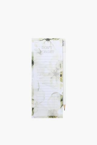 Airdrie Notepad With Pencil