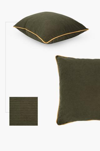 Premium Textured Cord Feather Scatter Cushion, 60x60cm